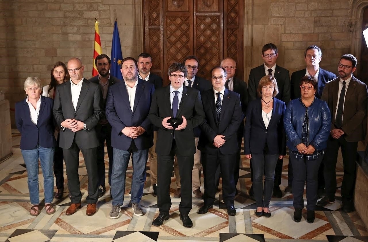 Puigdemont hará una declaración a las 21 horas e irá a la manifestación de esta tarde