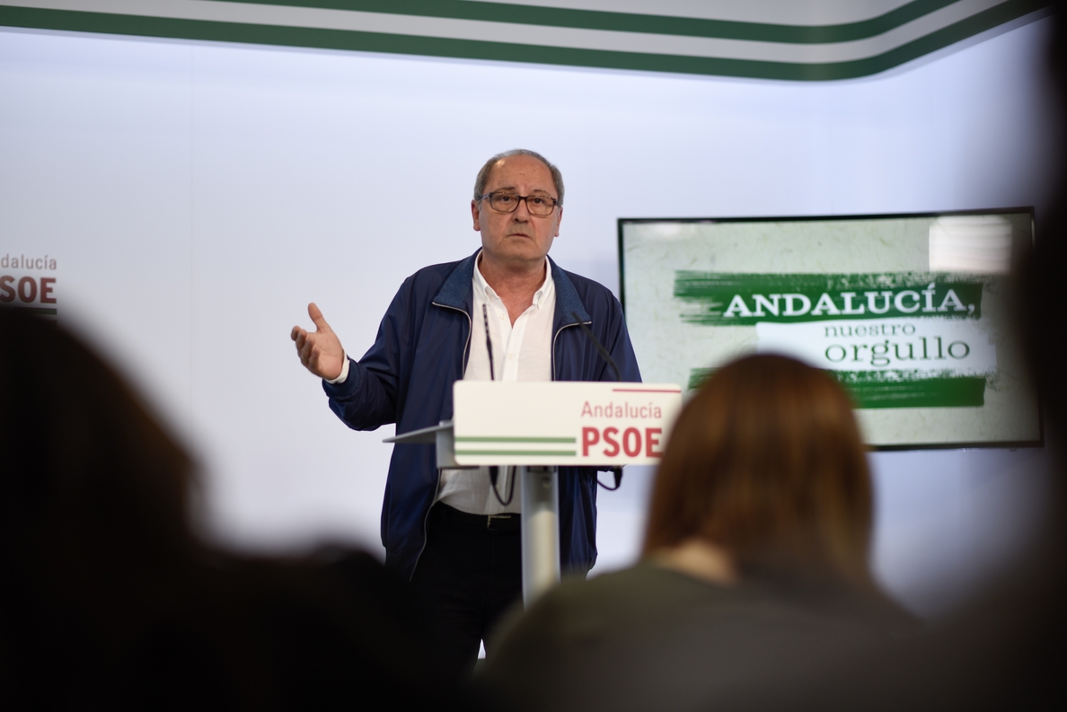 PSOE-A critica que PP-A «llame a la puerta del pacto» y por la «rendija» meta la enmienda a la totalidad al Presupuesto
