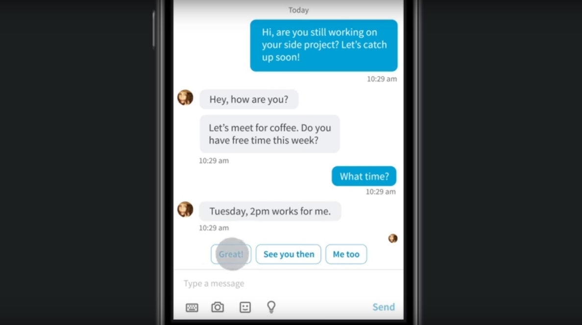 LinkedIn usa el aprendizaje automático para sugerir respuestas automáticas más inteligentes en el chat