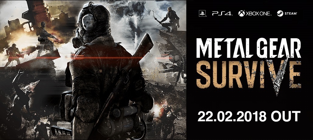 Metal Gear Survive saldrá a la venta el 22 de febrero de 2018 para PS4, Xbox One y PC