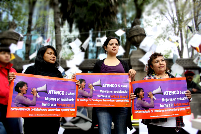 Once mujeres agredidas por la Policía mexicana presentan su caso ante un tribunal de DDHH