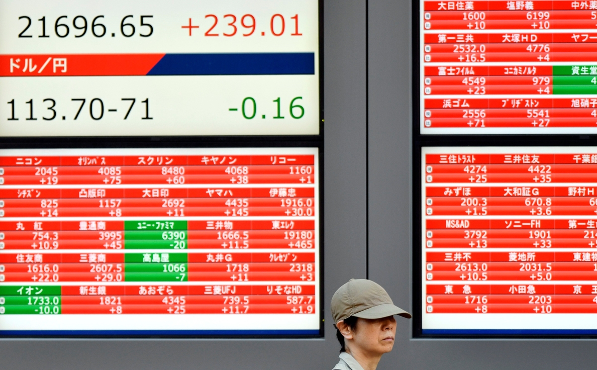La Bolsa de Tokio abre con una caída del 0,58 % los 22.266,45 puntos