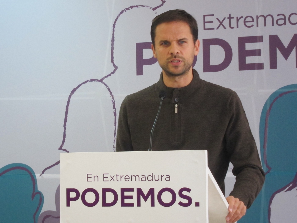 Podemos Extremadura anuncia que no planteará una enmienda a la totalidad de los PGEx ni apoyará a otros grupos