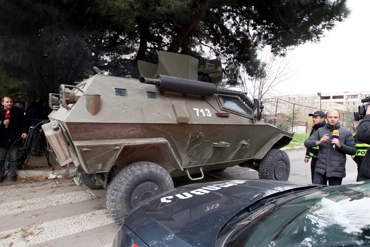 Fuerzas de seguridad georgianas intentan reducir a un grupo armado en Tiflis