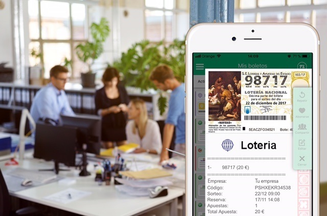TuLotero permitirá gestionar la Lotería de Navidad de empresas a través de su aplicación móvil