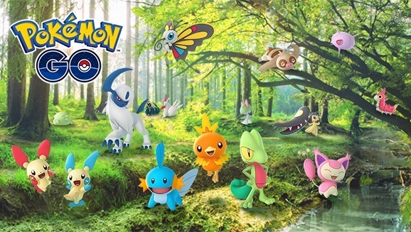 Pokémon GO introduce 50 nuevas criaturas de la tercera generación y añade efectos basados en el tiempo meteorológico