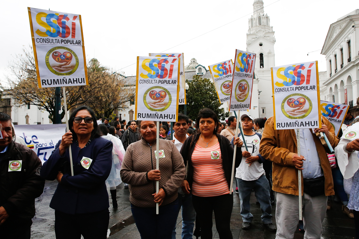 Inicia la campaña para la consulta popular del 4 de febrero en Ecuador