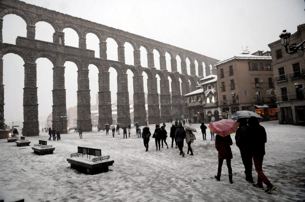 Casilla y León pone en nivel de grado 2 a la provincia de Segovia por nevada