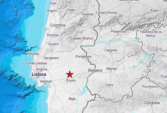 Terremoto de 4,9 grados a sólo 80 kilómetros de Badajoz