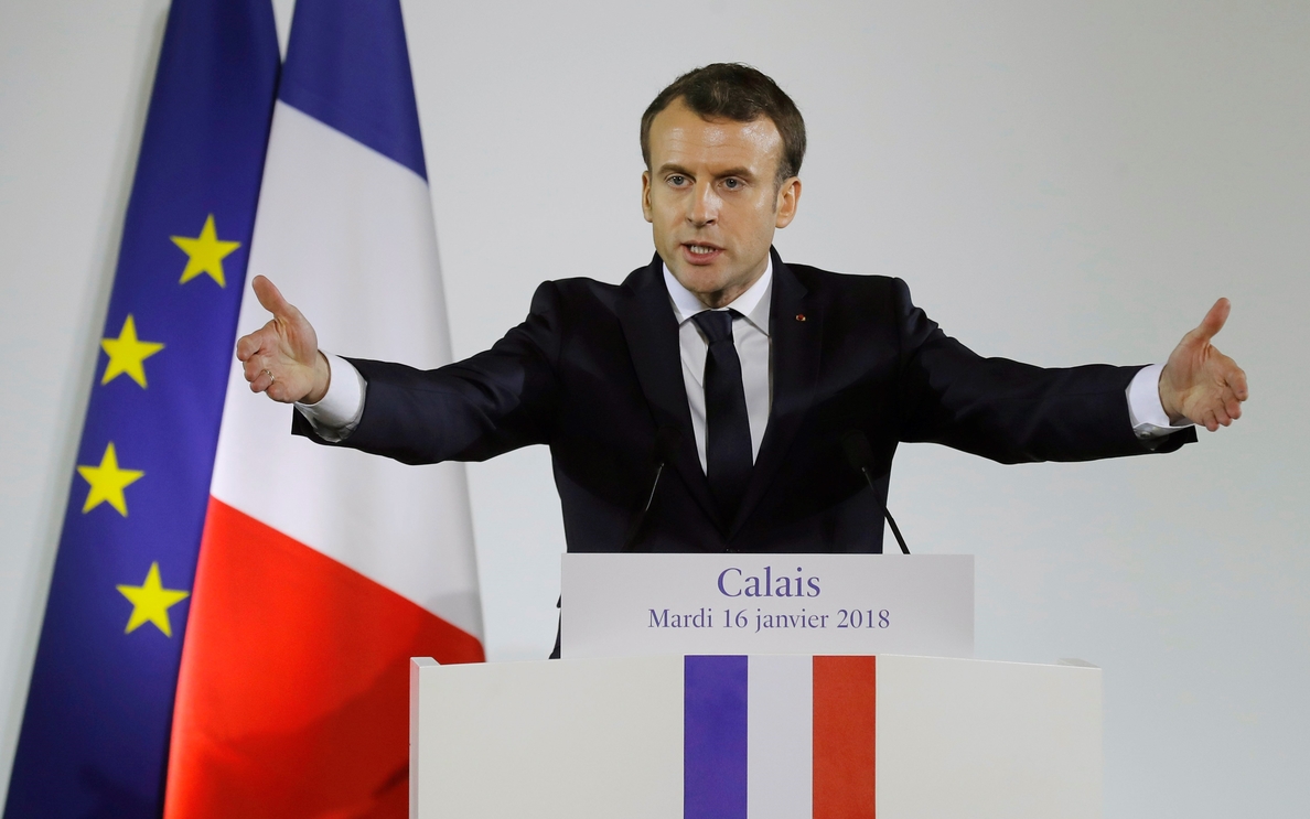 Macron promete redoblar la lucha contra la inmigración ilegal