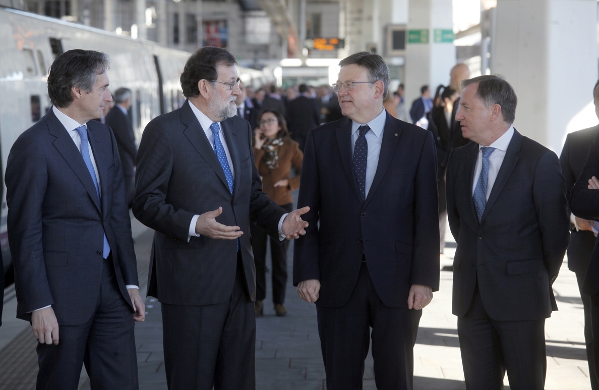Rajoy celebra la llegada del AVE a Castellón: «Estimulará el crecimiento económico, el número de viajeros y de turistas»