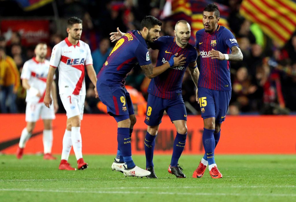 Messi y Luis Suárez no descansan