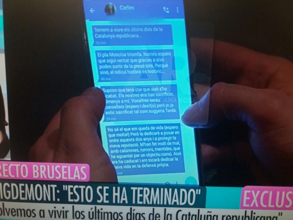 ‘Génova’ se hace eco en las redes sociales del «Moncloa triunfa» de Puigdemont: «Su farsa ha terminado»