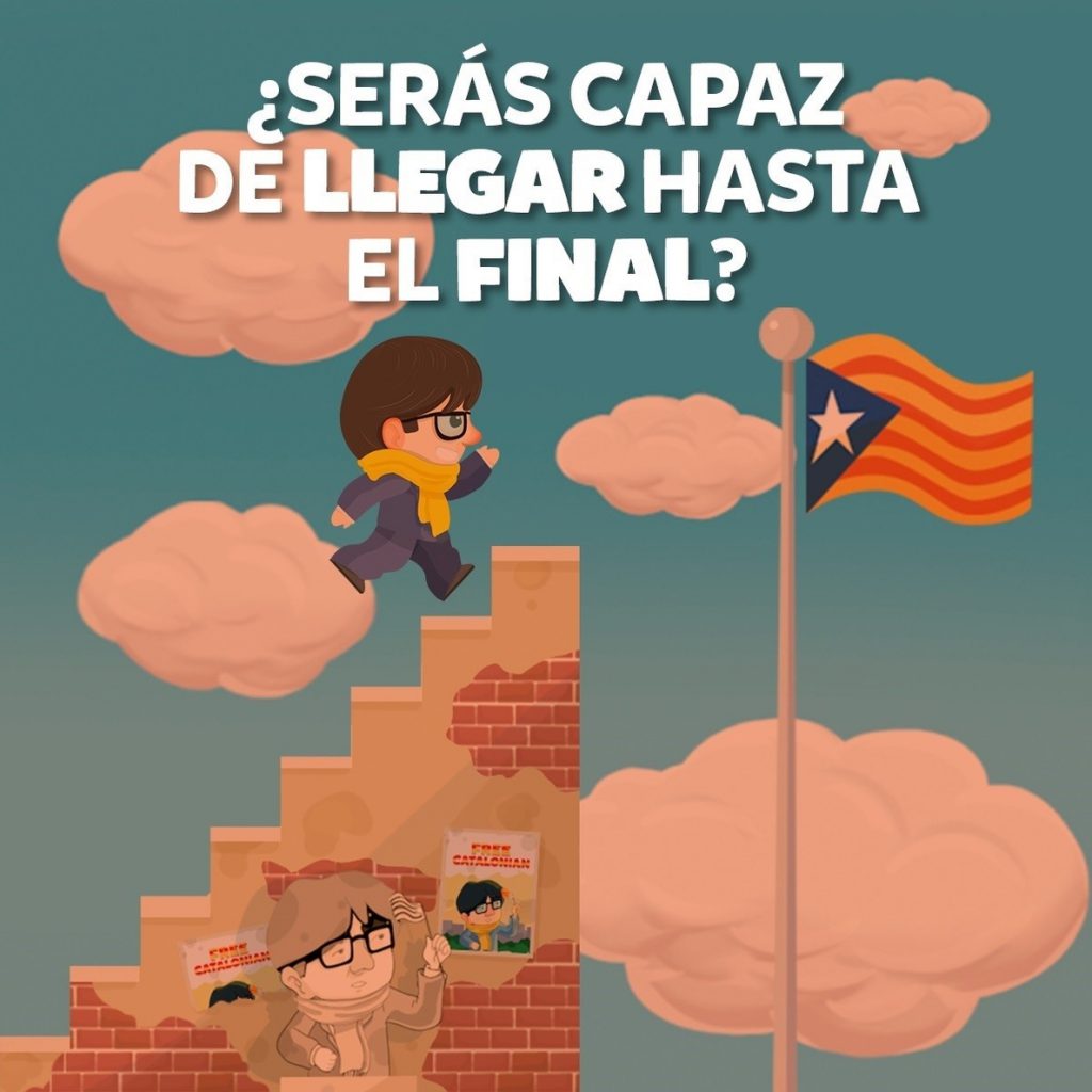 Desarrolladores de Mallorca crean ‘Puidemont Go!’, un videojuego para ‘ayudarle’ a volver a Barcelona