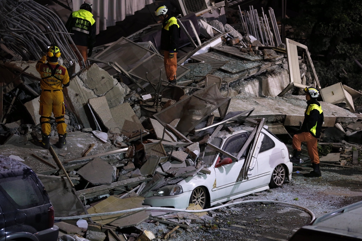 Suben a 177 los desaparecidos en terremoto en Taiwán que ha causado 2 muertos