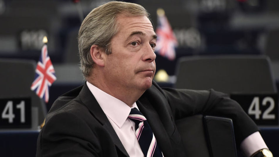 Farage avisa: una «traición al Brexit» llevaría a la peor crisis desde la Segunda Guerra Mundial