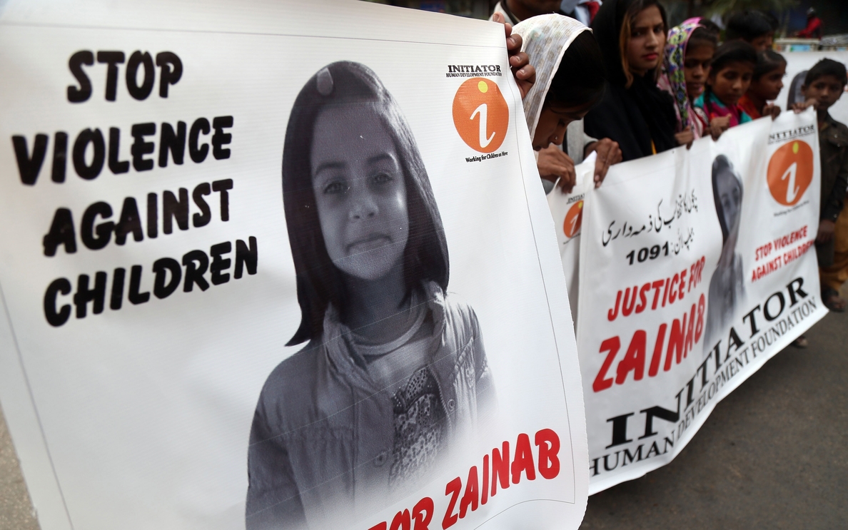 La justicia en Pakistán condena a muerte al asesino y violador de una niña de 7 años