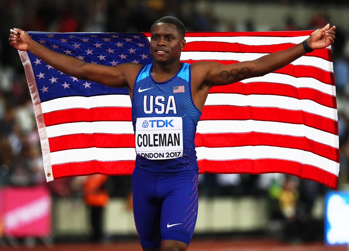 Coleman rebaja el tope mundial de 60 metros (6.34)