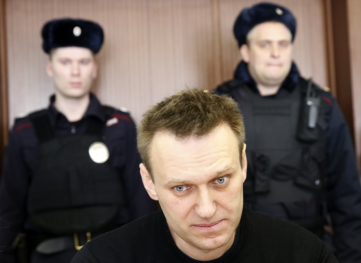 Navalni es detenido por la policía rusa al salir del dentista