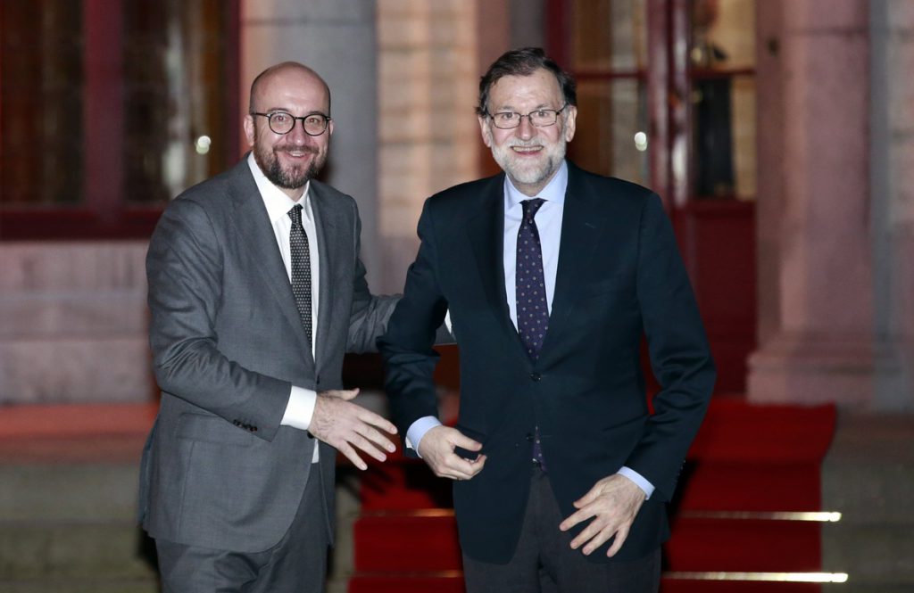 Rajoy asiste a la cena de líderes europeos previa a la primera cumbre de 2018