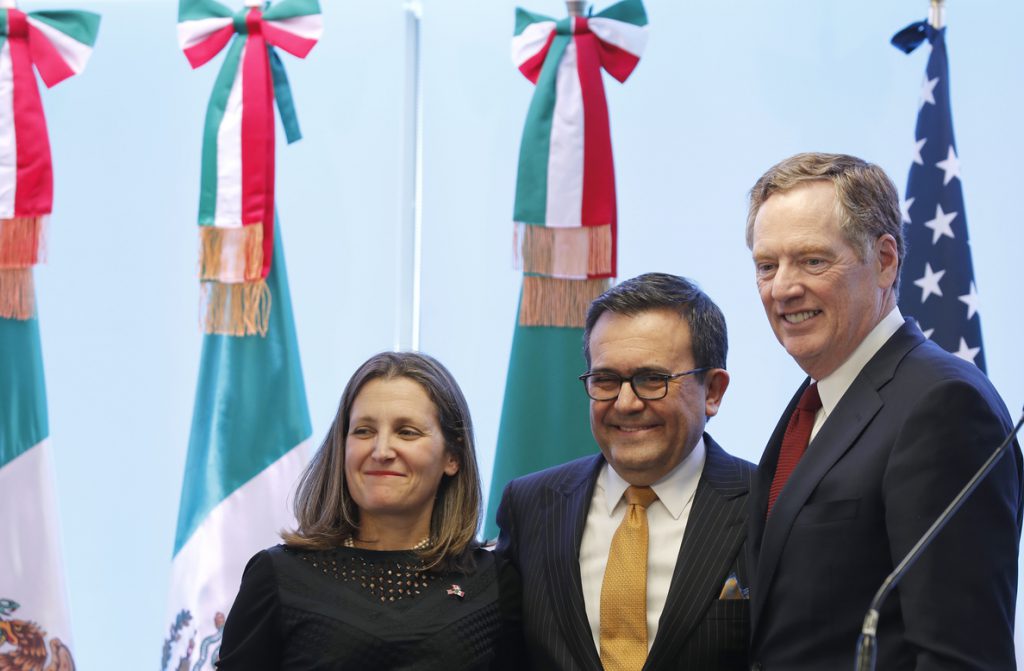 EEUU, Canadá y México celebran nueva ronda del TLCAN en abril