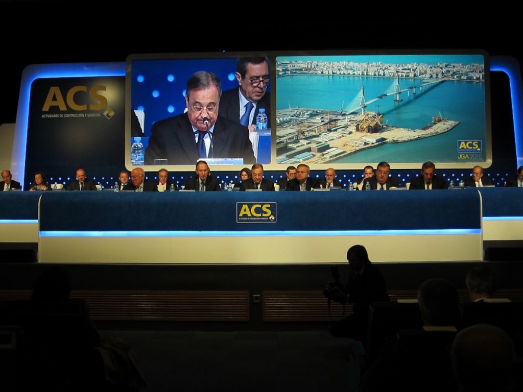 ACS acumula una ganancia del 11% en Bolsa tras reconocer negociaciones con Atlantia sobre Abertis