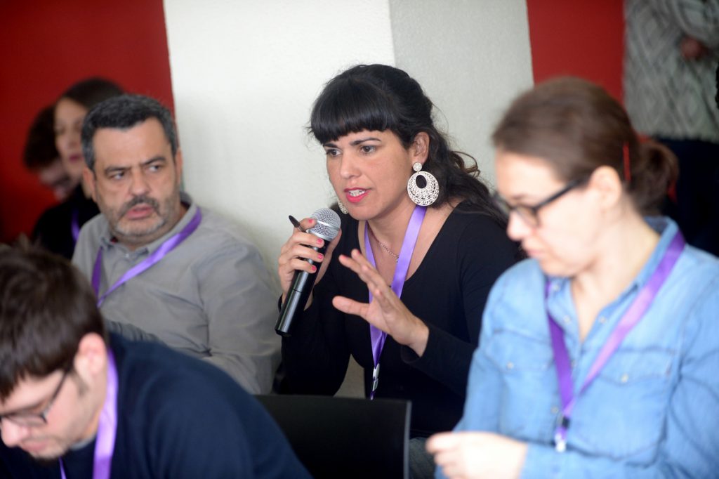 Teresa Rodríguez pide que la marca de las municipales no se imponga sino que se negocie con las candidaturas existentes