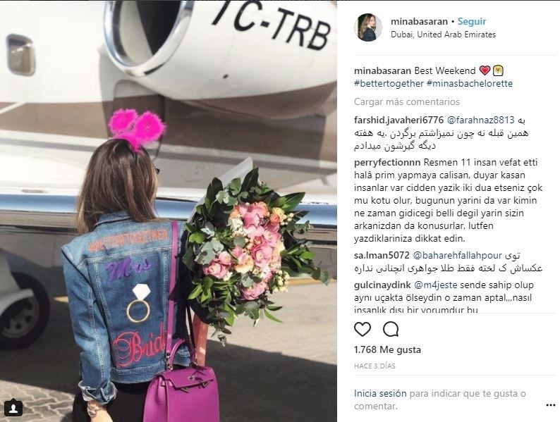 En el avión siniestrado en Irán iban las asistentes a la despedida de soltera de la hija de un empresario turco