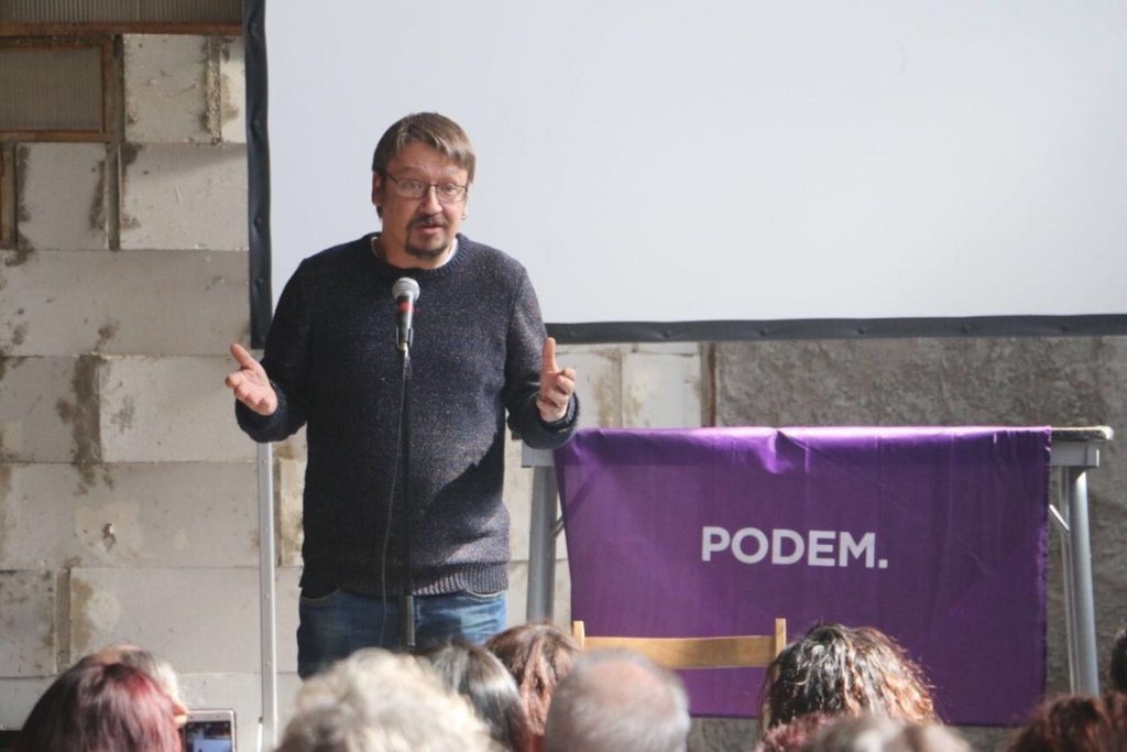 Domènech concurre a liderar Podem con una lista «transversal» y con independientes