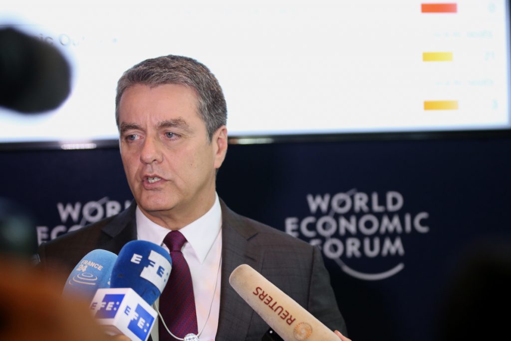 Director de la OMC cree que el riesgo de una «guerra comercial» ha aumentado