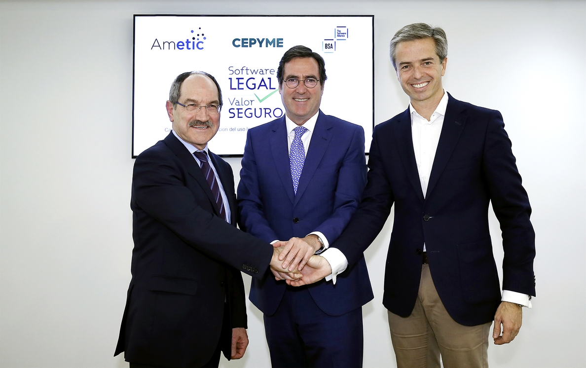 Cepyme, Ametic y BSA se unen para promover el uso legal de software en empresas españolas