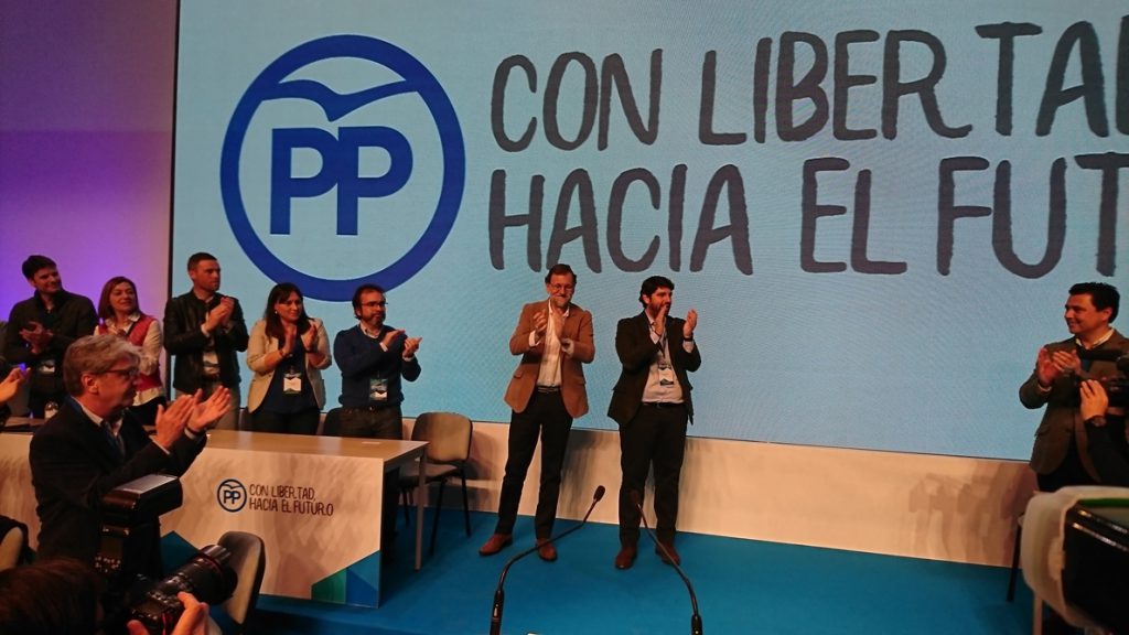 Fernando López Miras, elegido como presidente del PP de Murcia con el 93,24 de los votos