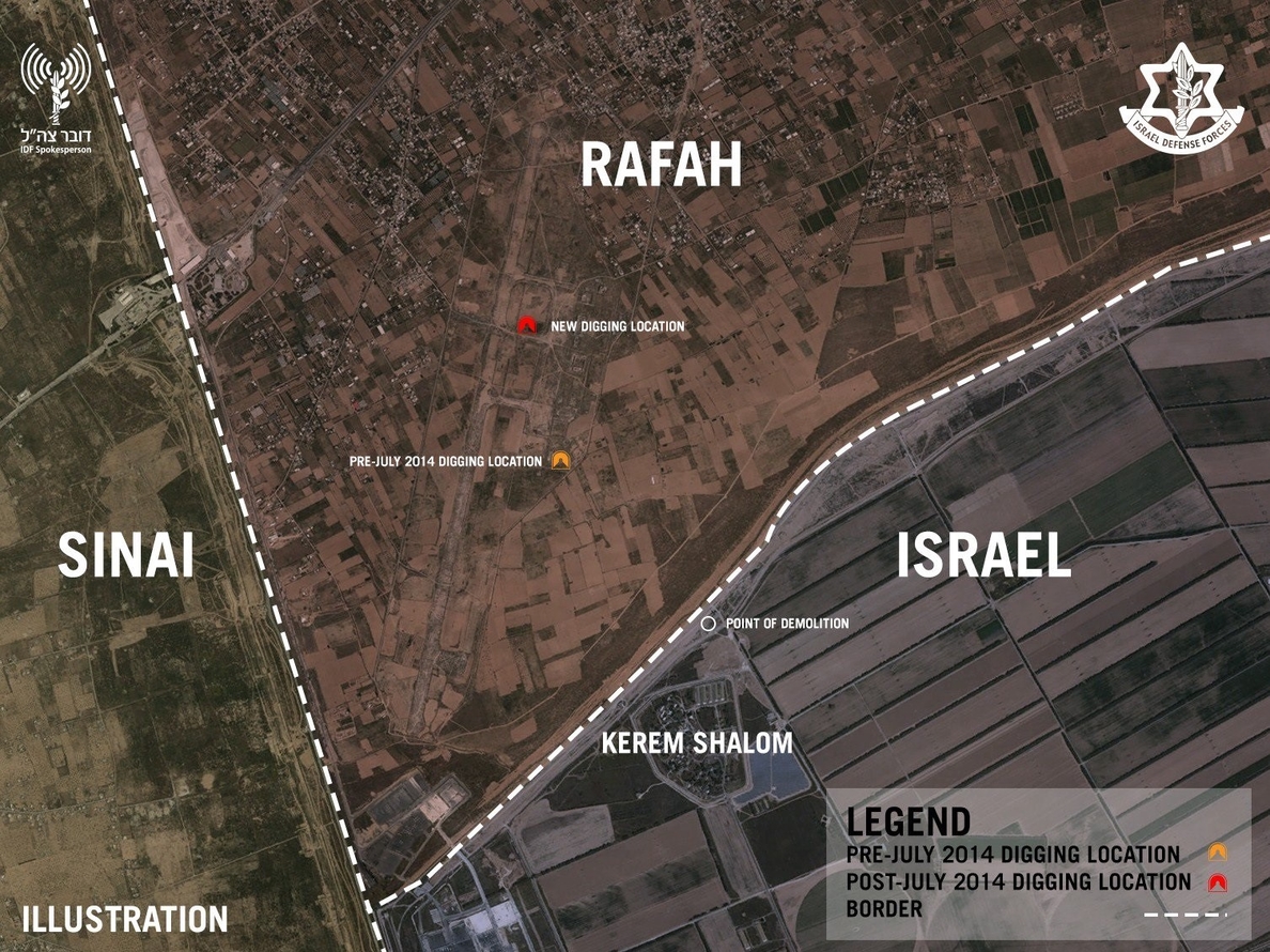 Israel lanza una nueva operación en Gaza para volver a destruir un túnel de Hamás en reconstrucción