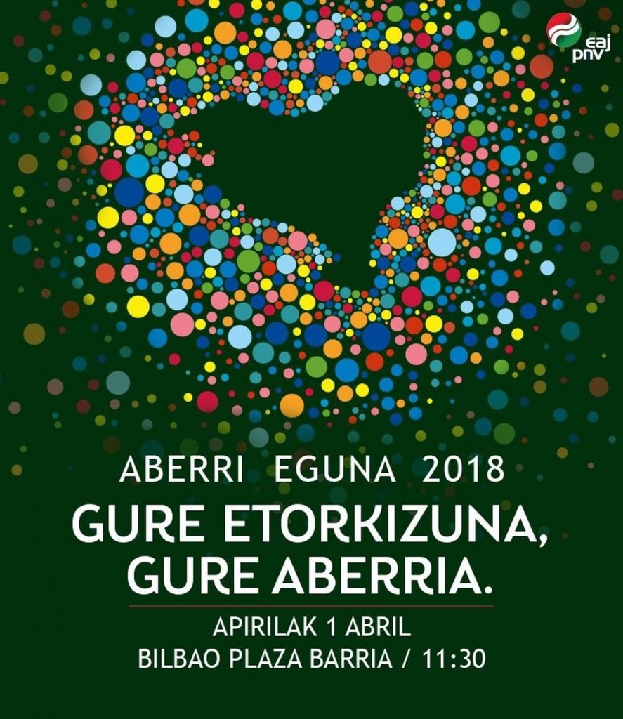 PNV celebrará el Aberri Eguna el 1 de abril en Bilbao con el lema ‘Nuestro futuro, nuestra patria’