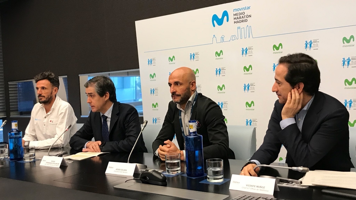 Telefónica convierte la Movistar Medio Maratón de Madrid en la carrera «más conectada» gracias al IoT