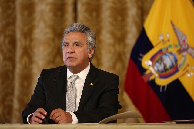 Moreno anuncia el inicio del proceso de eliminación de la Secretaría Nacional de Inteligencia de Ecuador
