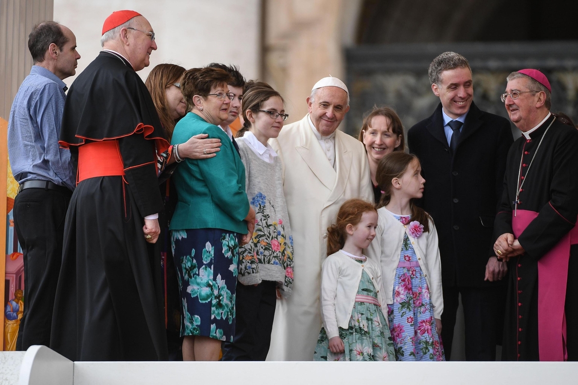 El papa viajará a Dublín el 25 y 26 agosto por el Encuentro de las Familias