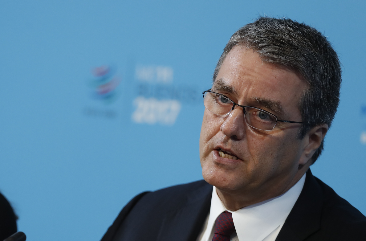 El director de la OMC pide a los países que usen ese foto para solucionar sus problemas