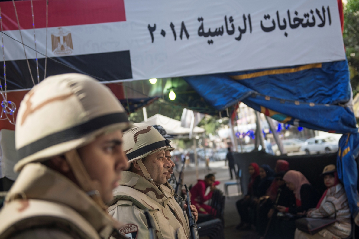 El presidente egipcio Al Sisi, el primero en votar en las elecciones