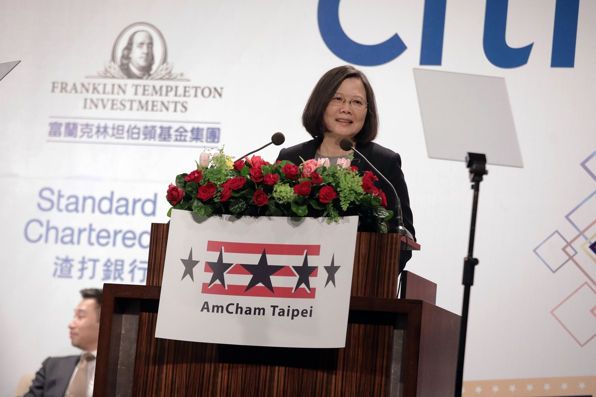 La presidenta de Taiwán se reúne con dirigente del Congreso estadounidense