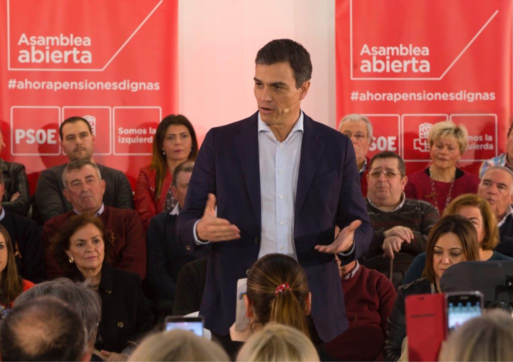 La mitad de la Ejecutiva del PSOE tiene planes privados de pensiones, con Pedro Sánchez entre los que más aportan