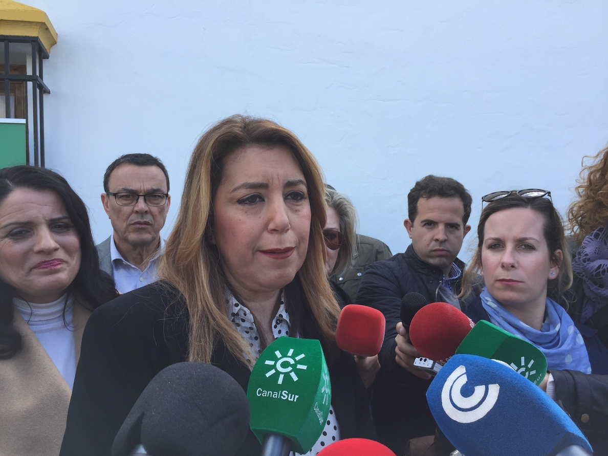Susana Díaz sobre un posible adelanto electoral: «Tenemos estabilidad política y no tenemos tiempo para otra cosa»