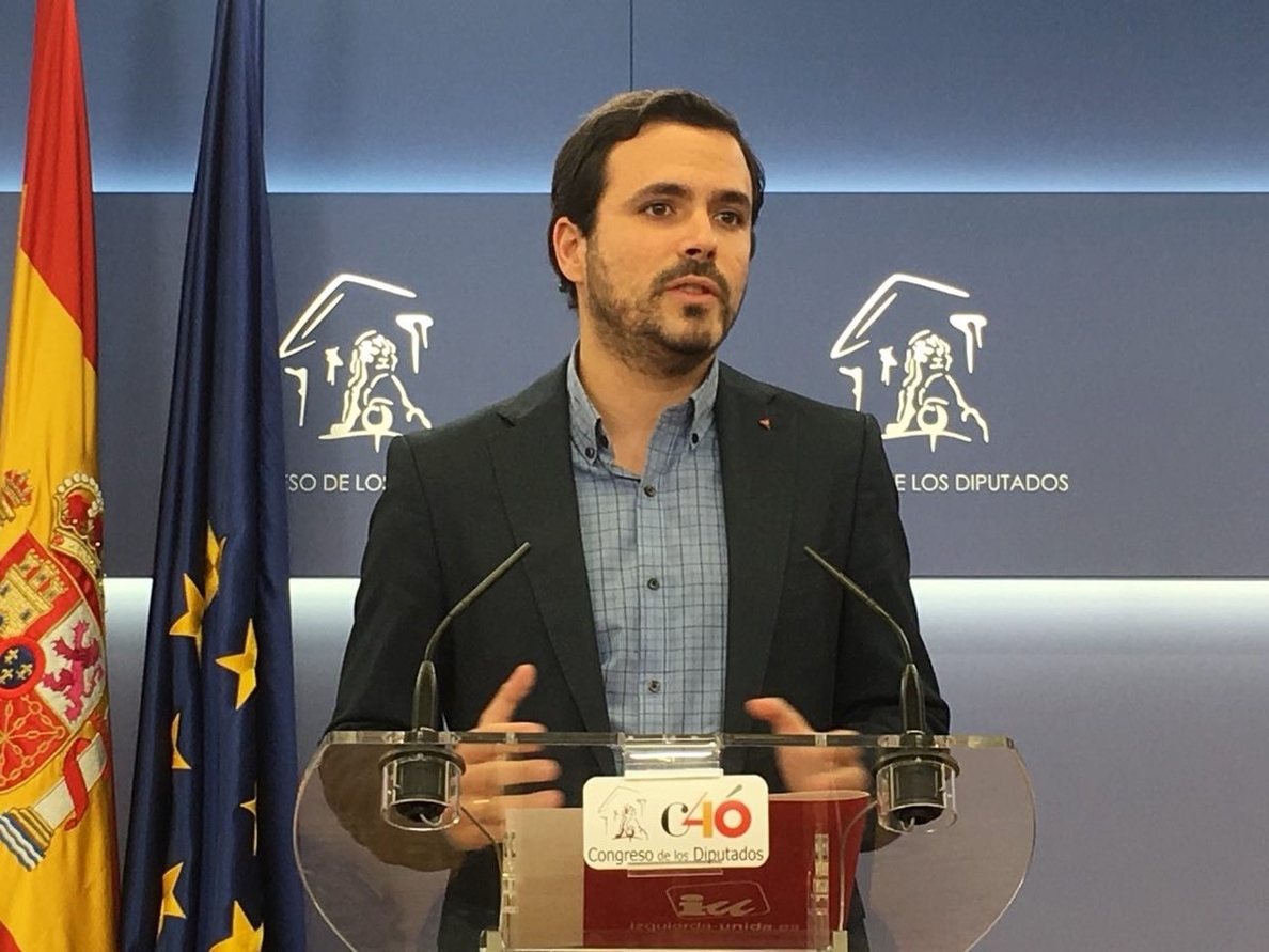 Garzón (IU) afirma que los CDR son «expresión de un sentimiento de 2 millones de catalanes»