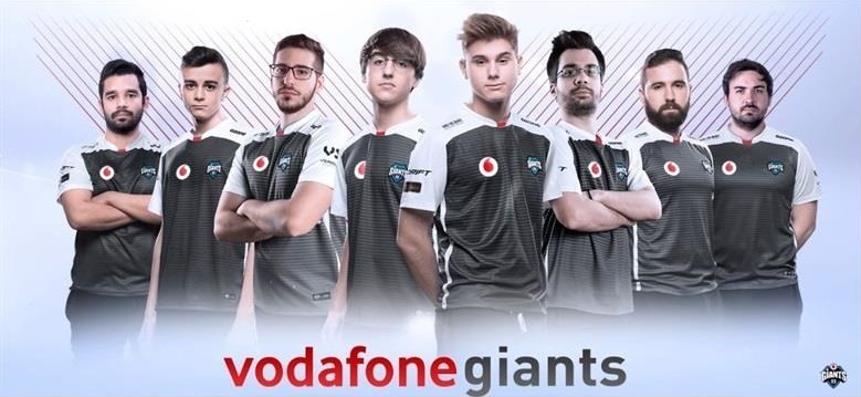 Vodafone España y Giants Gaming anuncian su alianza bajo el nombre  Vodafone Giants