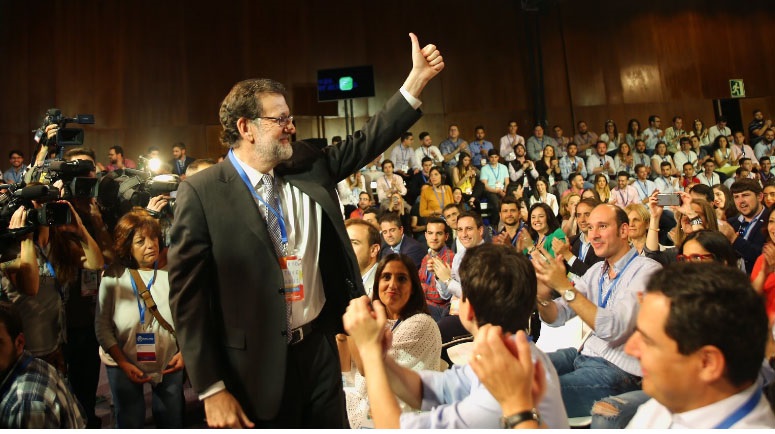 Rajoy mantendrá un encuentro el sábado con una docena de estudiantes Erasmus en la Convención del PP de Sevilla