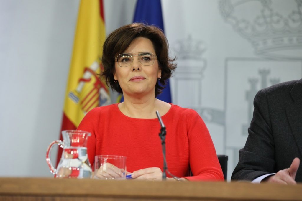 Santamaría dice que es «mala noticia» para Cataluña serlo en Europa «por las andanzas» Puigdemont