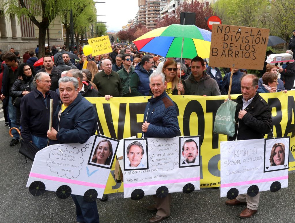 Granada denuncia la «condena» de tres años y un día sin conexión ferroviaria