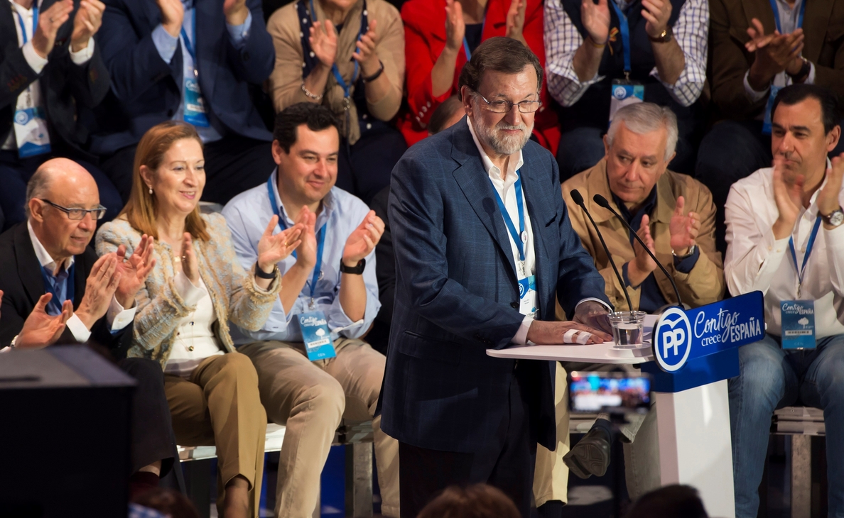 Rajoy clausura hoy la convención del PP marcada por la situación de Cifuentes