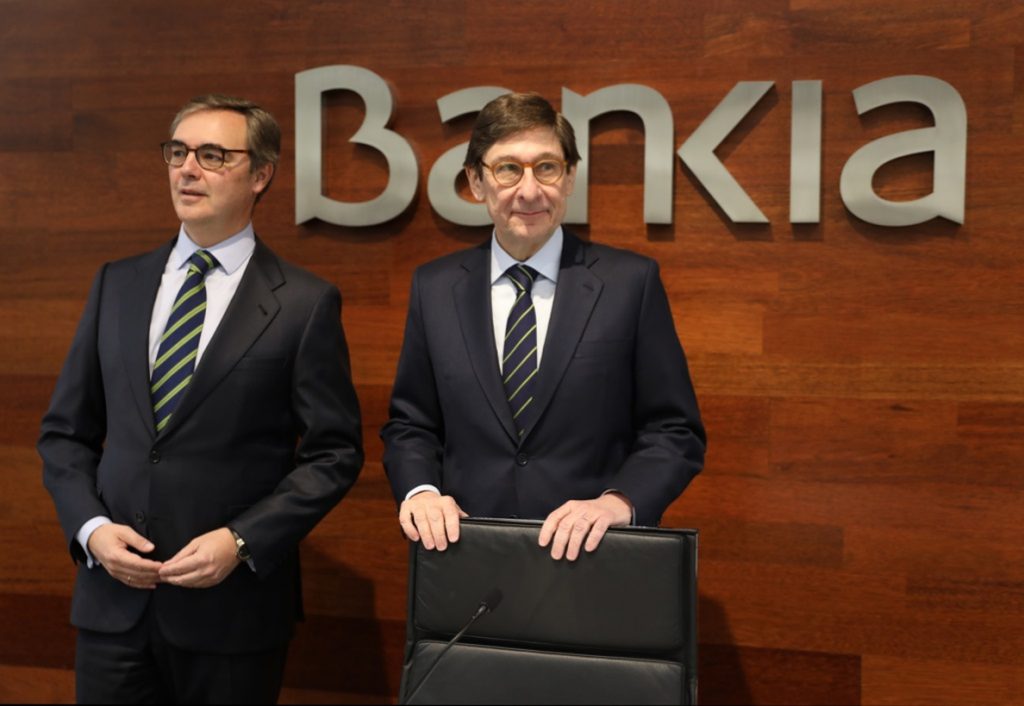 (AMP) Goirigolzarri asegura que la fusión de Bankia con BBVA o Sabadell es una «leyenda urbana»