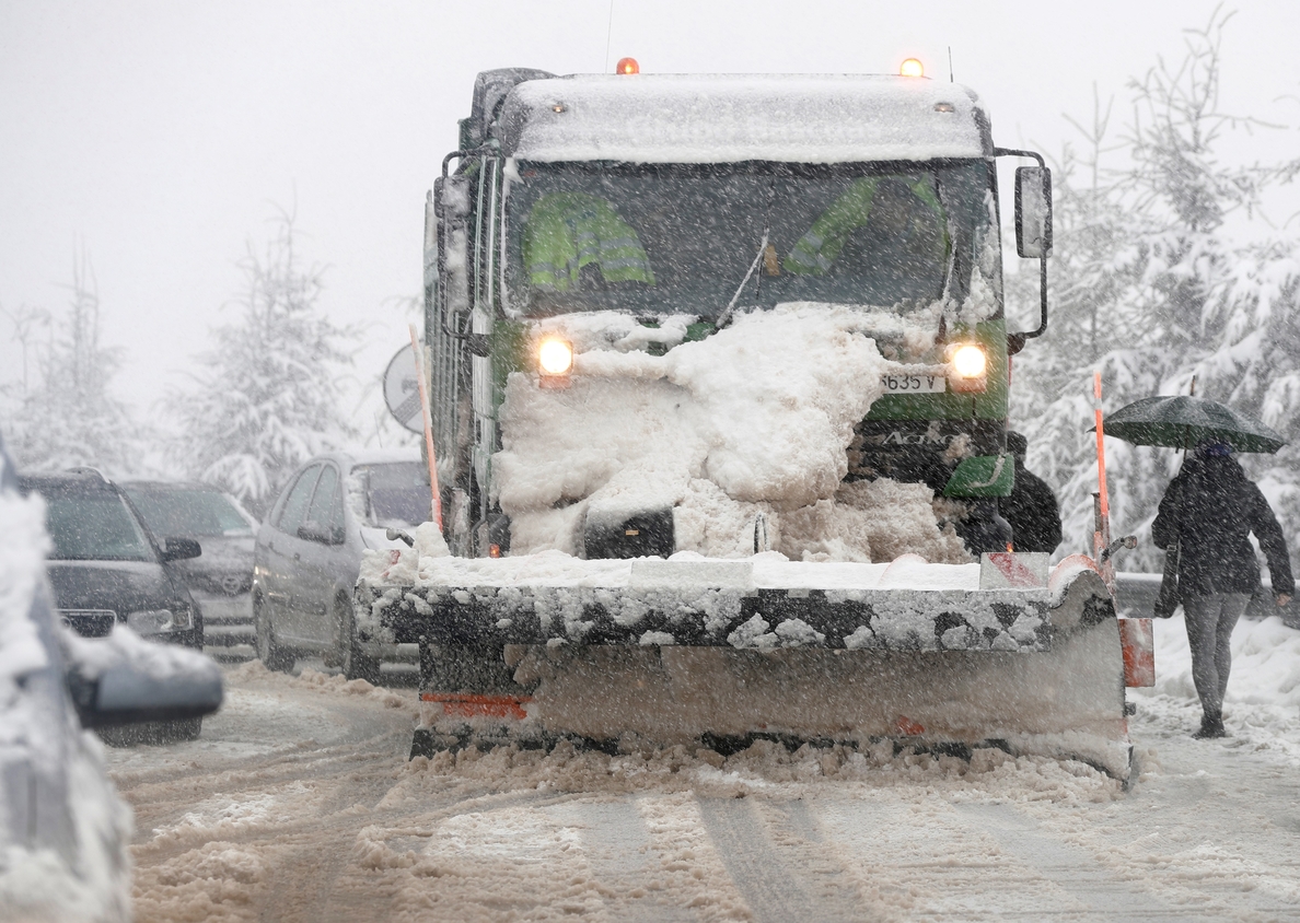 En alerta carreteras de siete provincia de Castilla y León por nieve